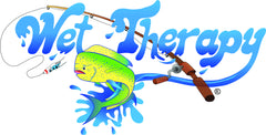 Wet Therapy Fishing Mahi Decal Small